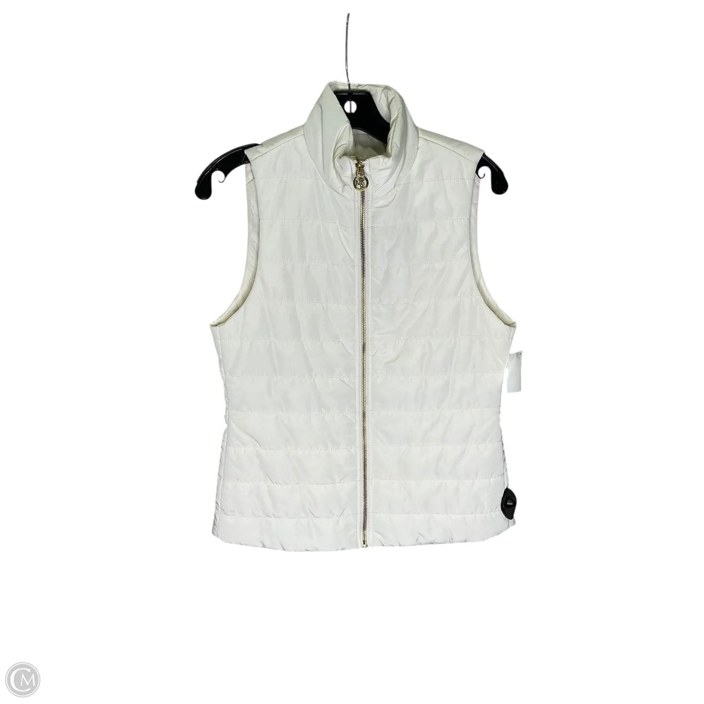 Vest Designer By Michael Kors Collection In Cream, Size: Xs