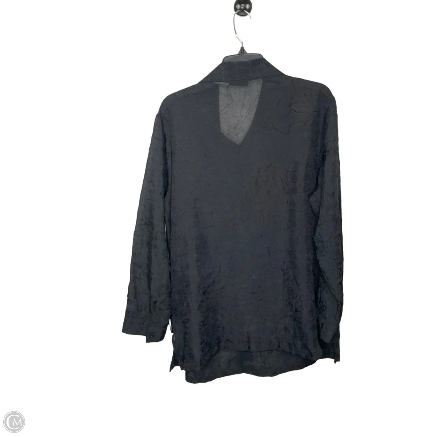 Top Long Sleeve By Fashion Bug In Black, Size: 2x
