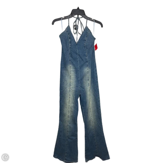 Jumpsuit By Clothes Mentor In Blue, Size: L