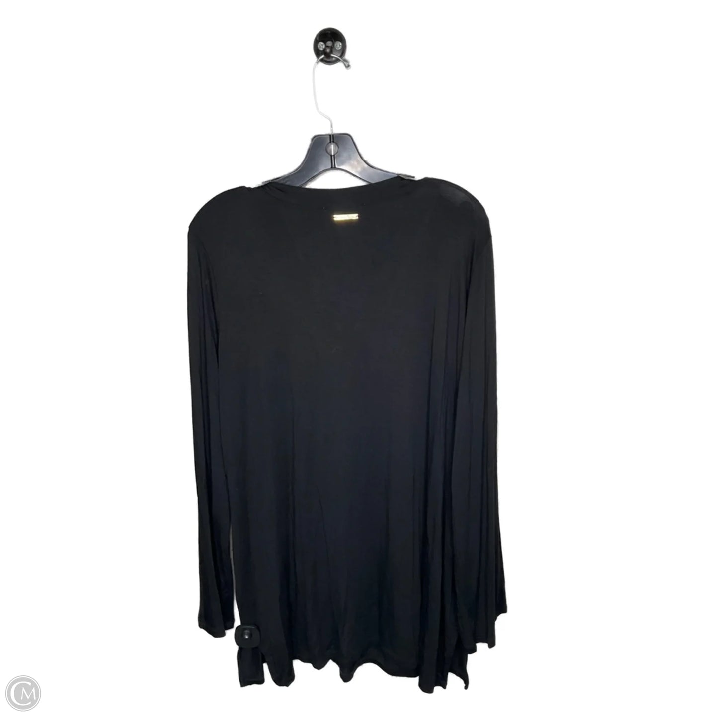 Top Long Sleeve Designer By Michael Kors Collection In Black, Size: Xl