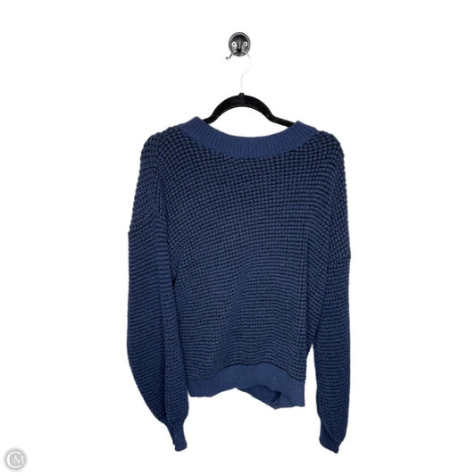 Sweater By Clothes Mentor In Black & Blue, Size: Xl