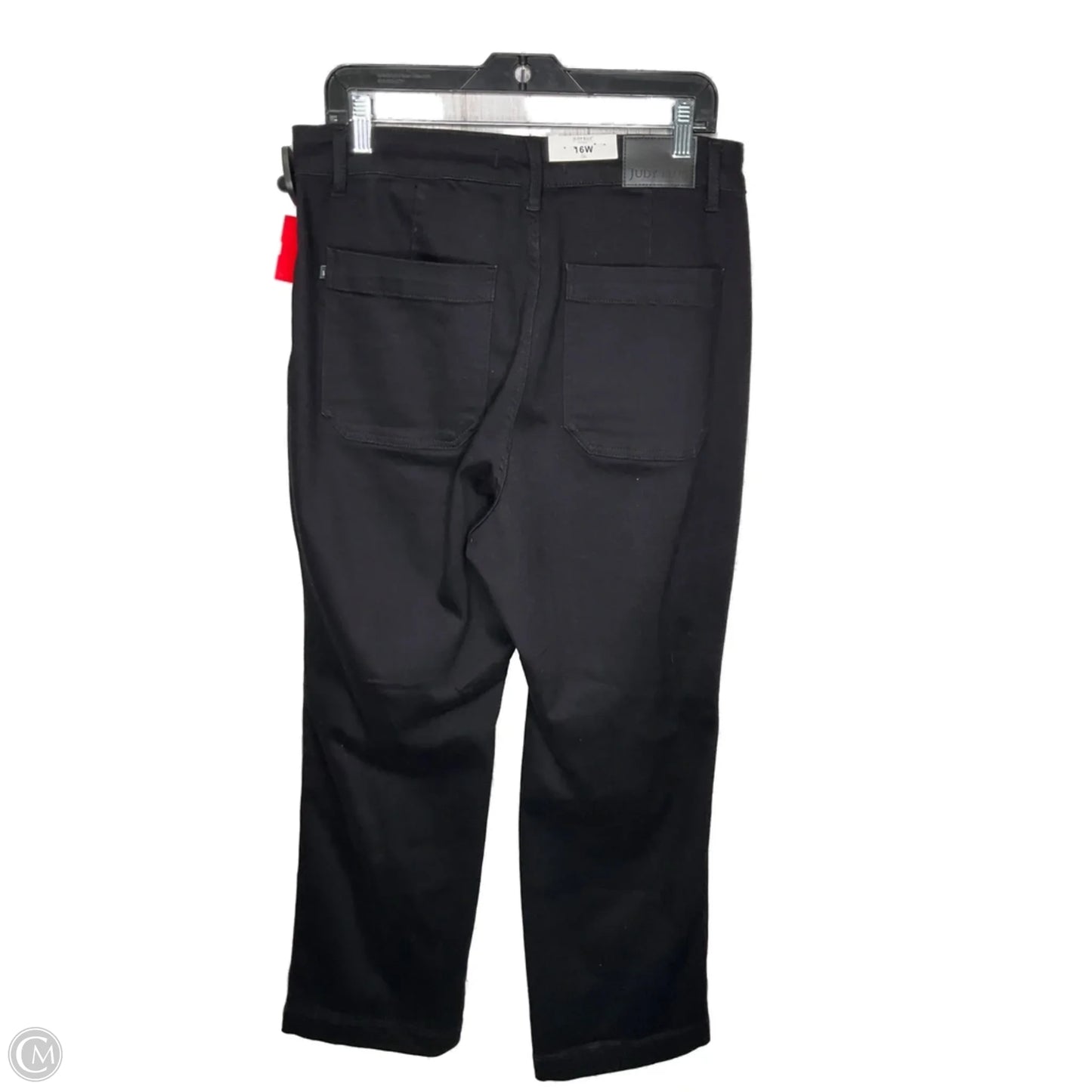 Jeans Straight By Judy Blue In Black, Size: 16