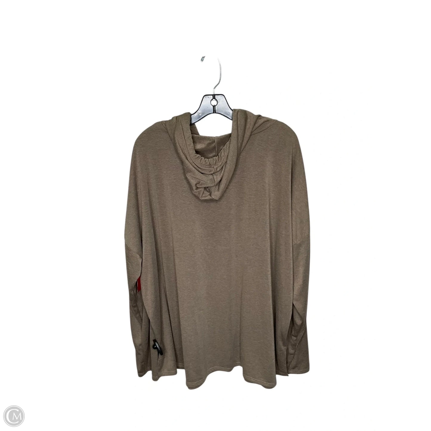Top Long Sleeve By Honeyme In Brown, Size: 2x