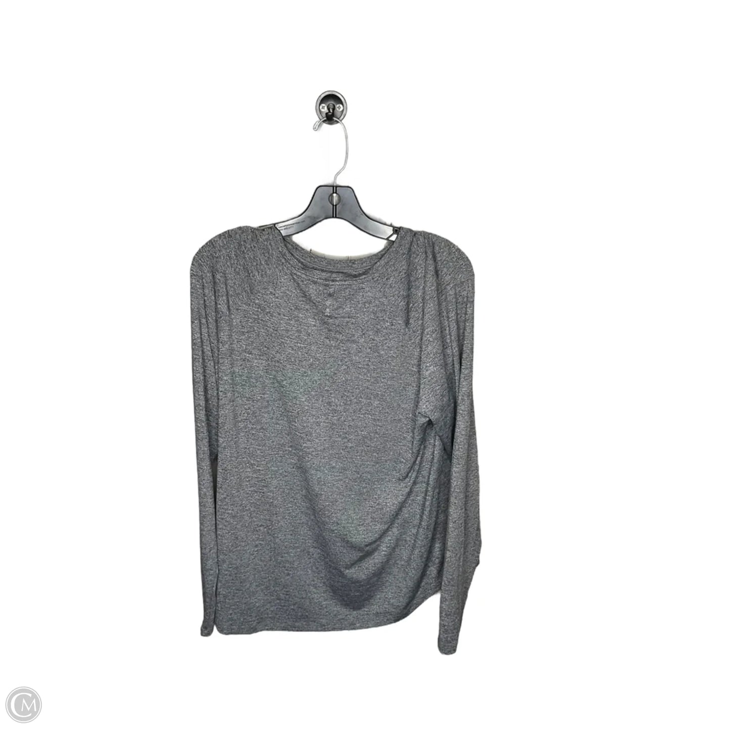 Athletic Top Long Sleeve Crewneck By Lululemon In Grey, Size: 12
