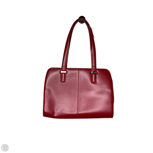 Laptop Bag Leather By Clothes Mentor, Size: Large