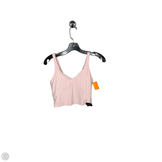 Athletic Tank Top By Lululemon In Pink, Size: 6