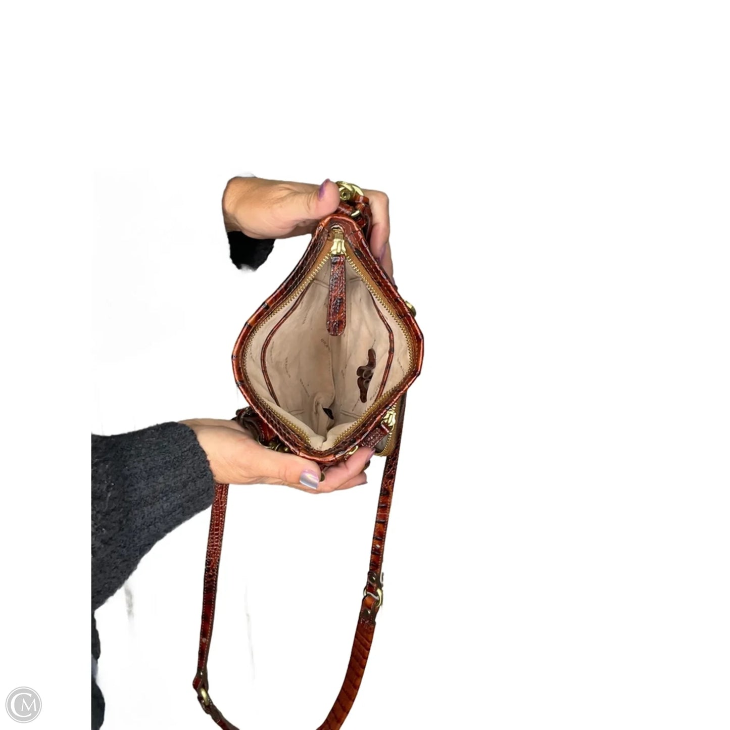 Crossbody Designer By Brahmin, Size: Small