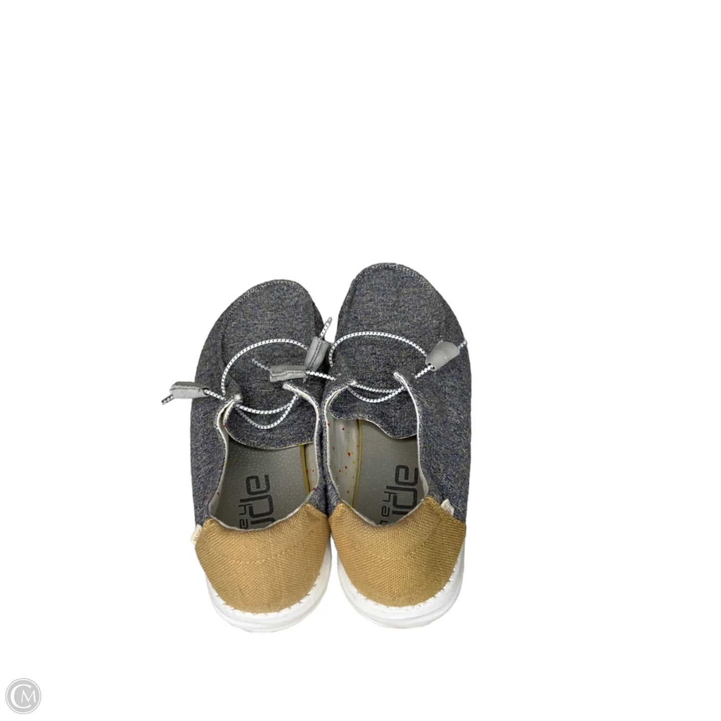 Shoes Flats By Hey Dude In Blue, Size: 11