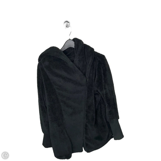 Coat Faux Fur & Sherpa By Clothes Mentor In Black, Size: M