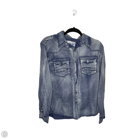 Top Long Sleeve By Clothes Mentor In Blue, Size: M