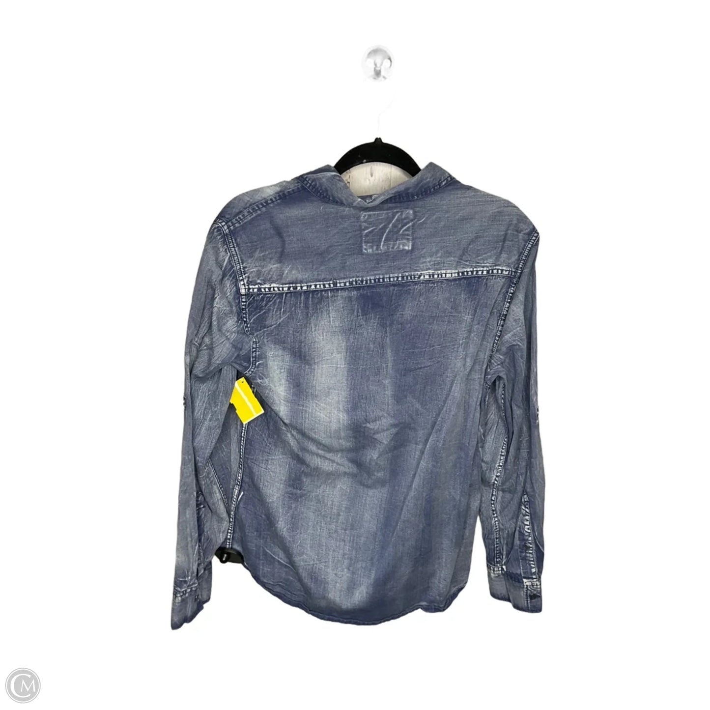 Top Long Sleeve By Clothes Mentor In Blue, Size: M