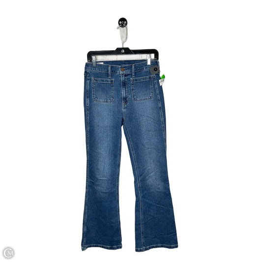 Jeans Flared By Moulinette Soeurs In Blue Denim, Size: 6