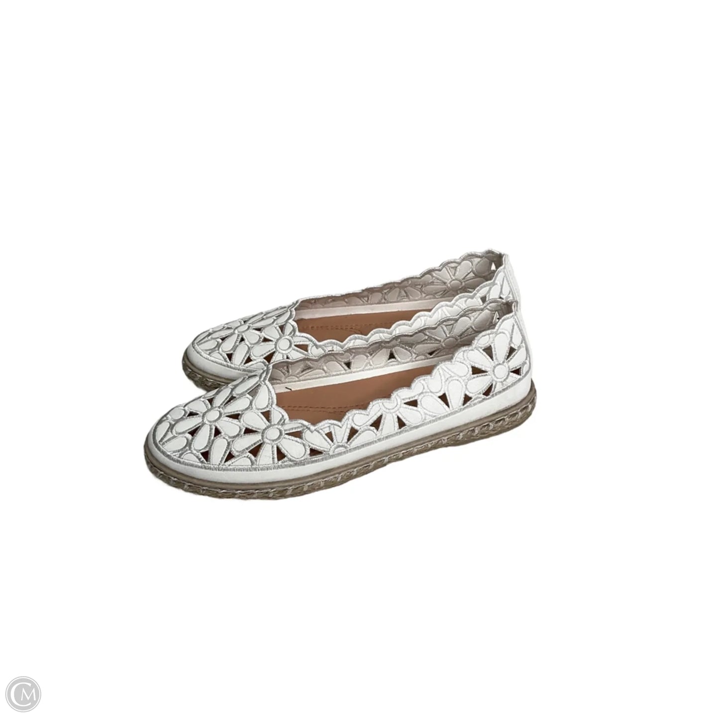 Shoes Flats By Clothes Mentor In White, Size: 7