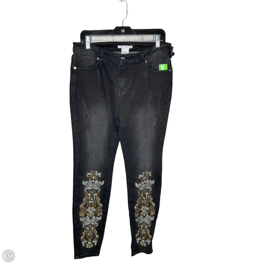 Jeans Skinny By Clothes Mentor In Black, Size: 14