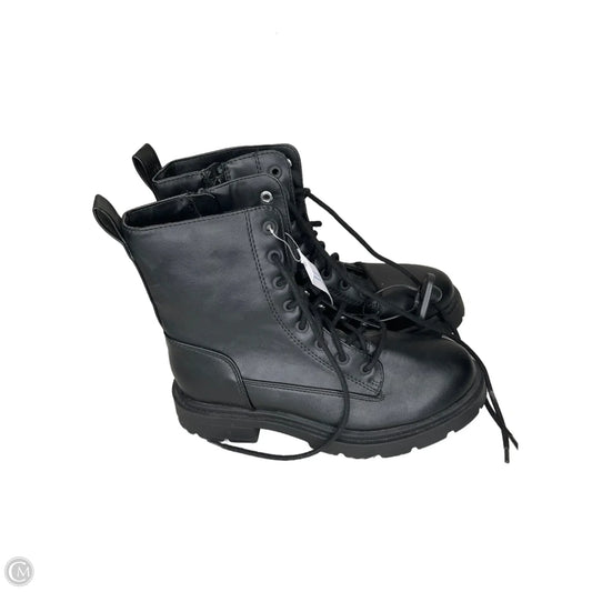 Boots Ankle Flats By Time And Tru In Black, Size: 7