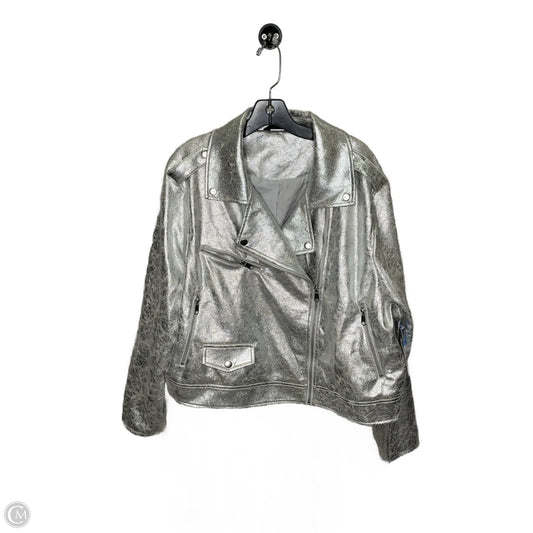Jacket Other By Terra & Sky In Silver, Size: 1x