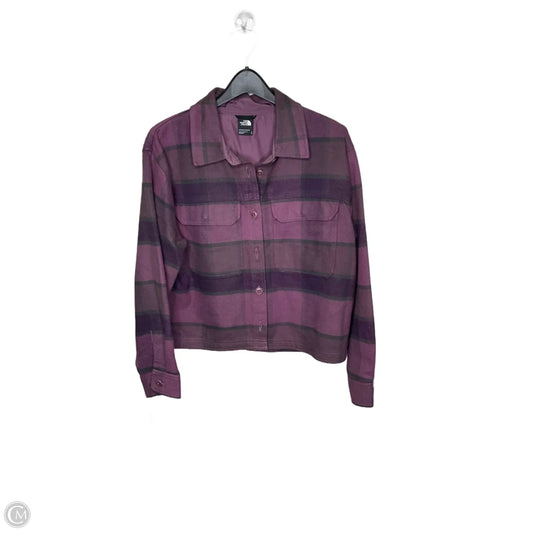 Jacket Shirt By The North Face In Purple, Size: M