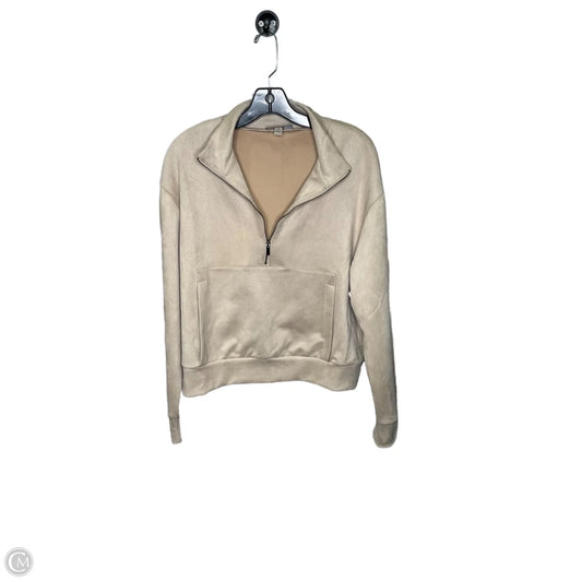 Top Long Sleeve By Tahari In Tan, Size: Lp