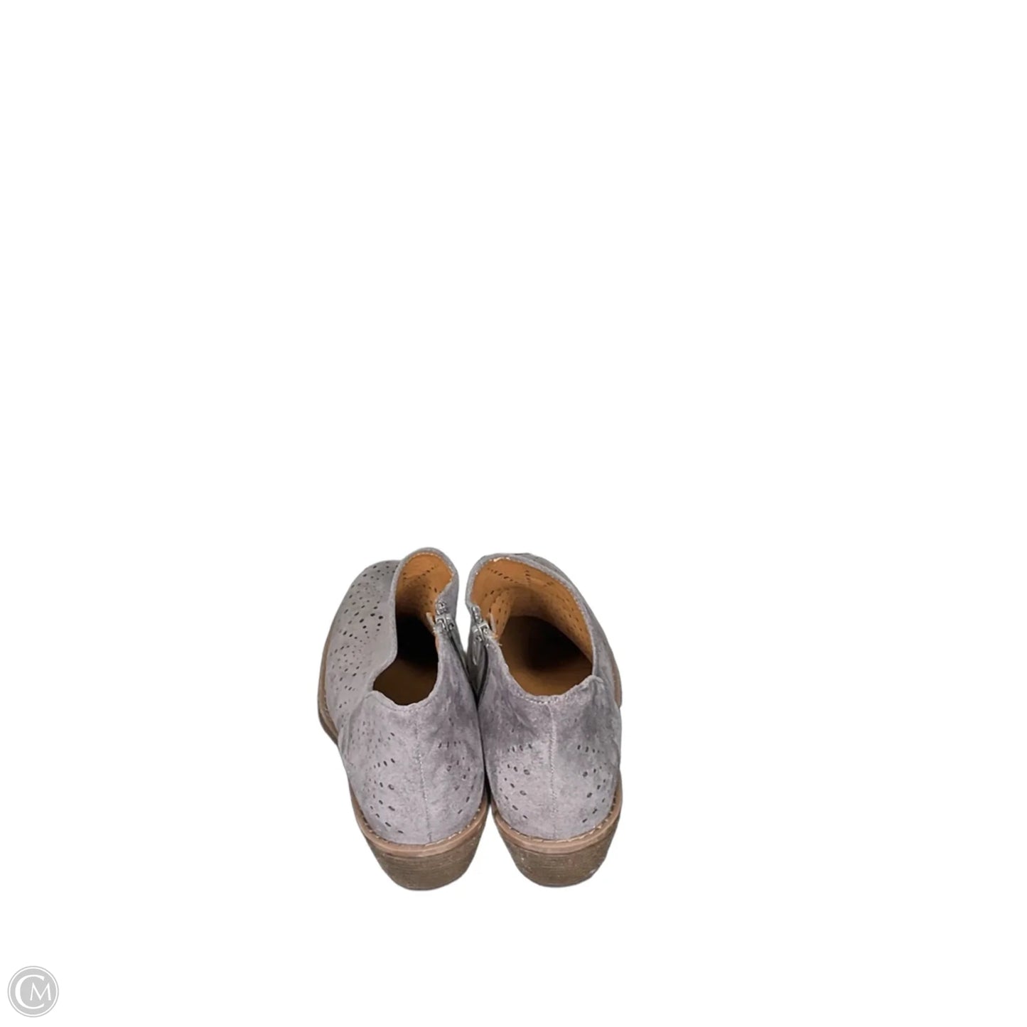 Boots Ankle Flats By Sofft In Grey, Size: 8