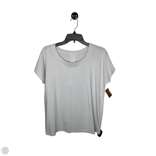 Top Short Sleeve By J. Jill In Grey, Size: S