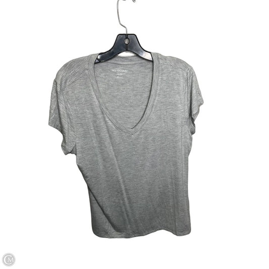 Top Short Sleeve Basic By Tahari In Grey, Size: Xl