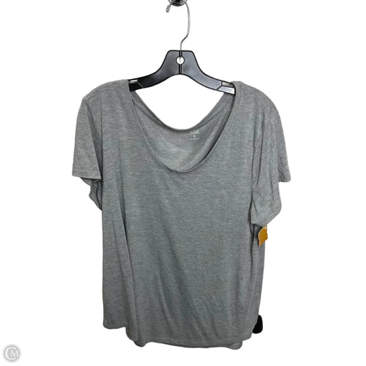 Top Short Sleeve Basic By Ana In Grey, Size: Xl