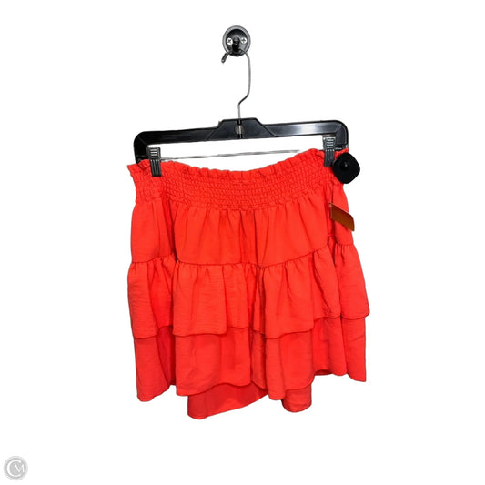 Athletic Skort By Clothes Mentor In Orange, Size: Xl