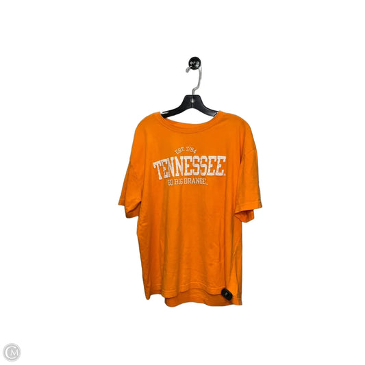 Top Short Sleeve By Clothes Mentor In Orange, Size: Xl
