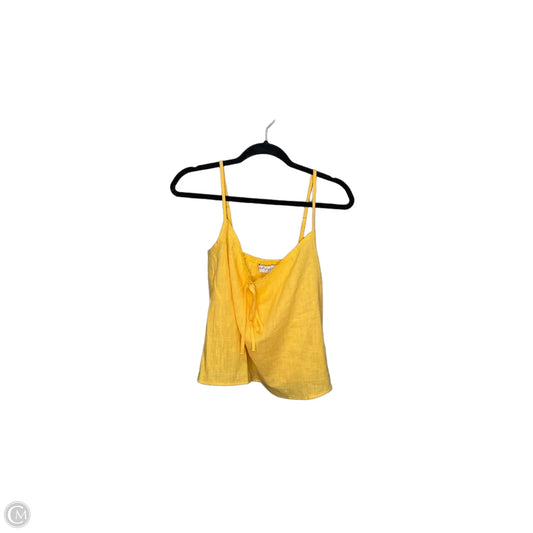 Top Sleeveless By Petal & Pup In Yellow, Size: M