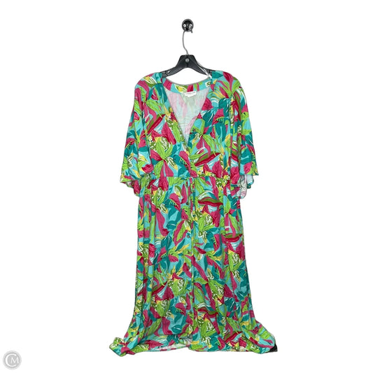 Dress Casual Midi By Chicsoul In Multi-colored, Size: 2x