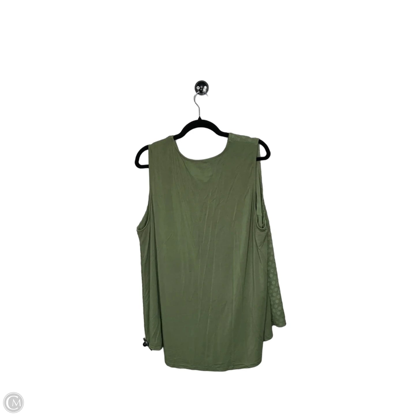 Top Sleeveless By Market & Spruce In Green, Size: 3x