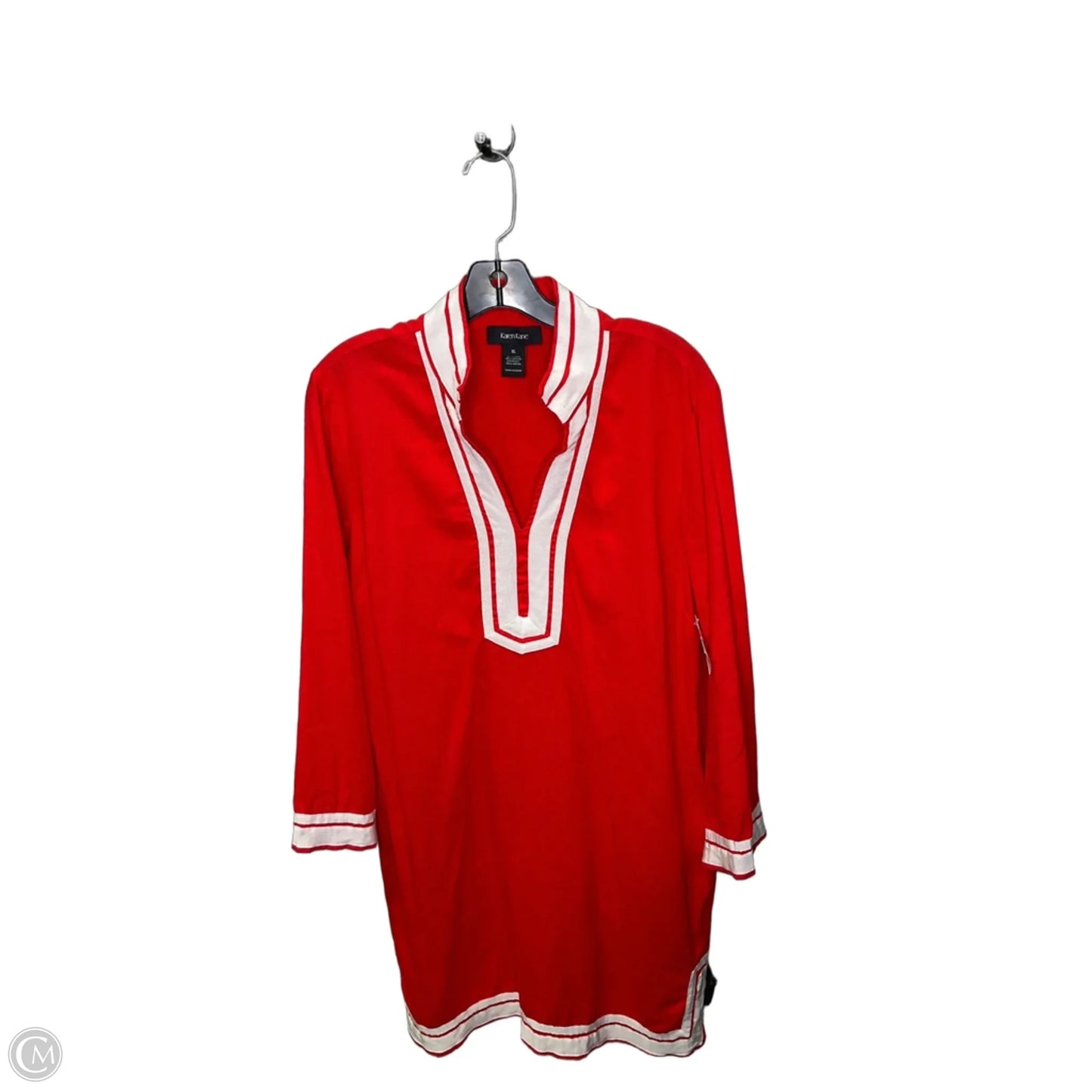 Dress Casual Short By Karen Kane In Red, Size: Xl