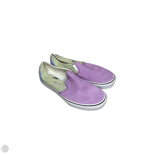 Shoes Flats By Vans In Purple, Size: 10