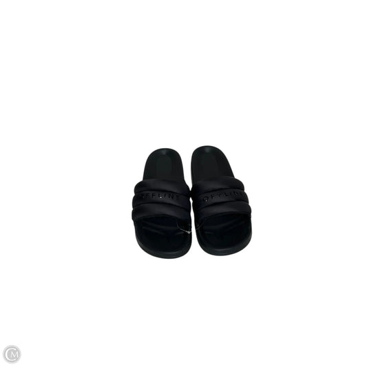 Sandals Flats By Aerie In Black, Size: 10