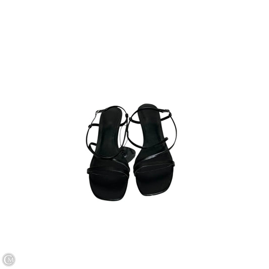 Sandals Heels Kitten By Calvin Klein In Black, Size: 11