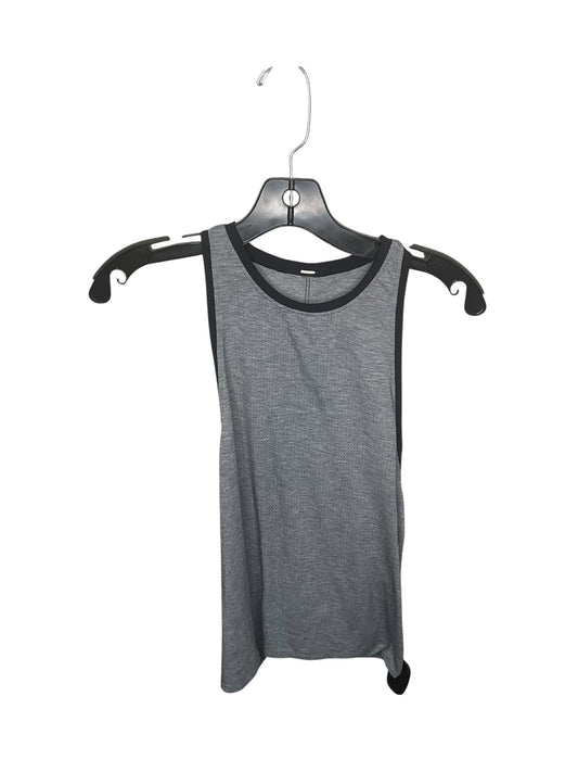 Athletic Tank Top By Lululemon In Grey, Size: 6