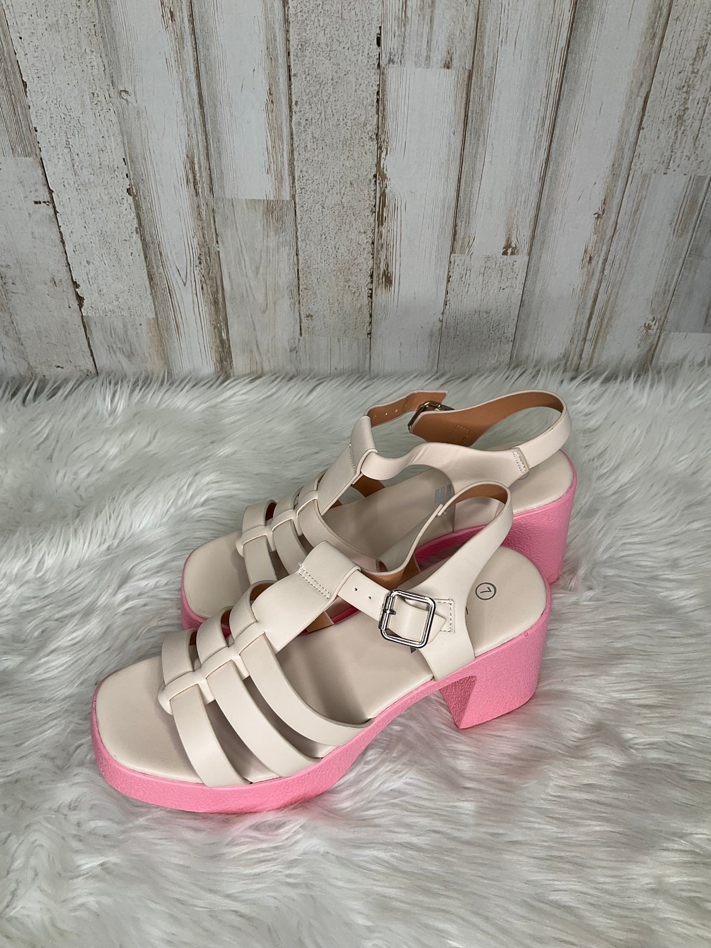 Sandals Heels Block By Shein  Size: 7
