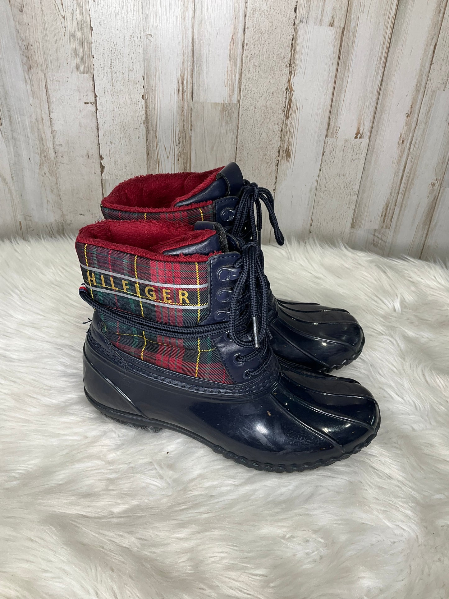 Boots Ankle Heels By Tommy Hilfiger  Size: 6